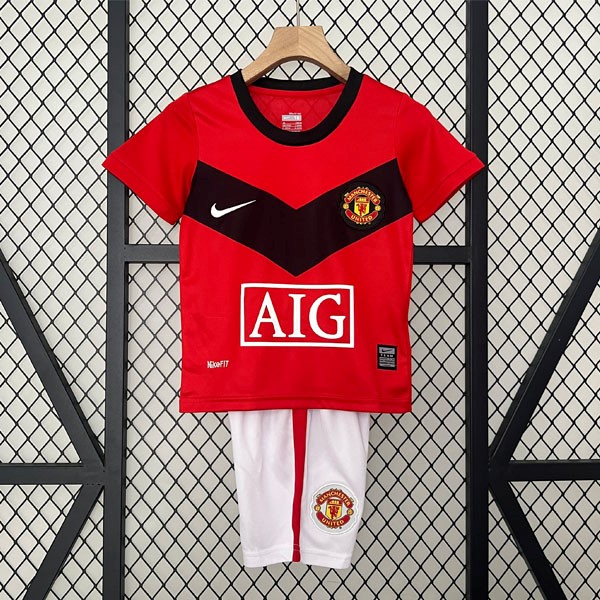 Camiseta Manchester United 1st Retro Niño 2009 2010